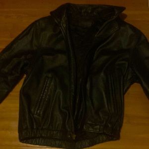 Mens small leather jacket